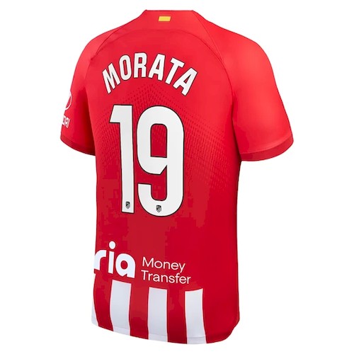 Atlético Madrid Morata 19 Hjemmedrakt 2023-24 | Offisiell Nike Drakt