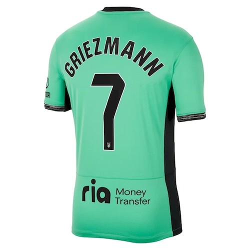 Kjøp Atlético Madrid Griezmann 7 Tredje Fotballdrakt 2023-24