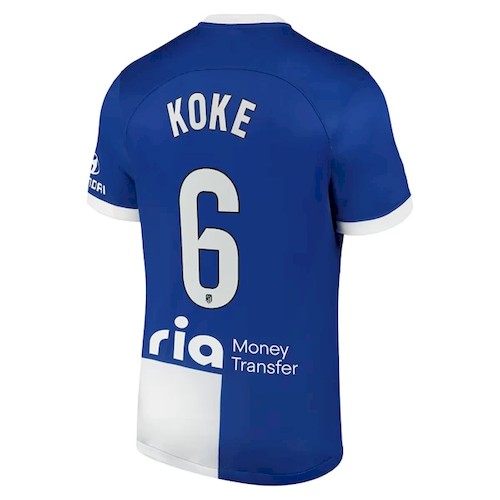 Atlético Madrid Koke 6 Bortedrakt 2023-24 | Offisiell Nike Drakt