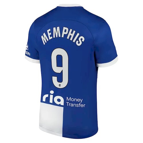 Atlético Madrid Memphis 9 Bortedrakt 2023-24 | Offisiell Nike Drakt