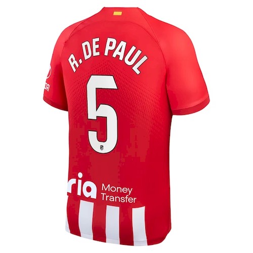 Atlético Madrid De Paul 5 Hjemmedrakt 2023-24 | Offisiell Nike Drakt
