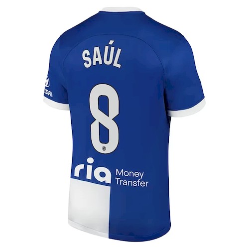 Atlético Madrid Saúl 8 Bortedrakt 2023-24 | Offisiell Nike Drakt