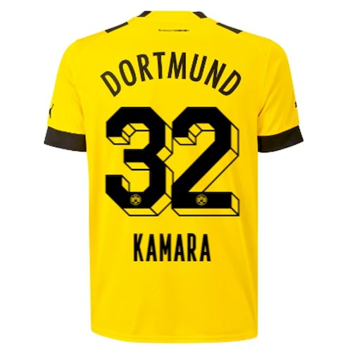 BVB Kamara 32 Hjemmedrakt 2022-23 | Offisiell Dortmund Drakt