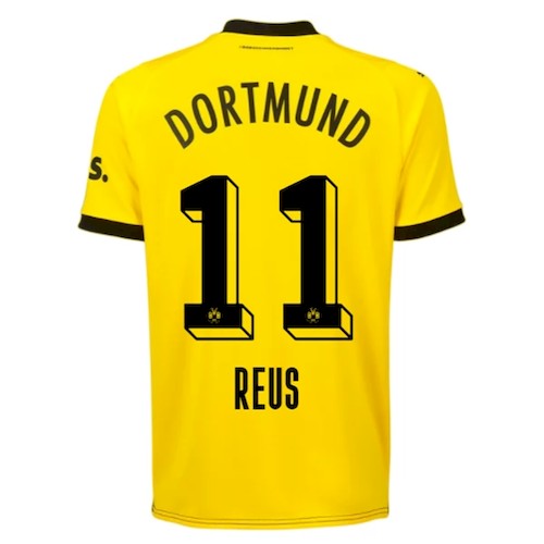 Kjøp BVB Borussia Dortmund Reus 11 Hjemme Fotballdrakt 2023-24