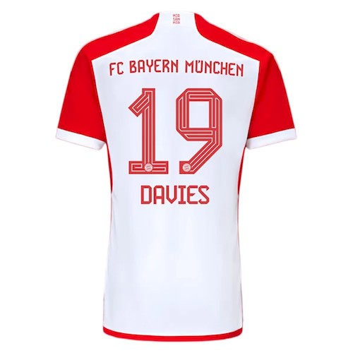 Bayern München Davies 19 Hjemmedrakt 2023 24 | Offisiell Rød Drakt
