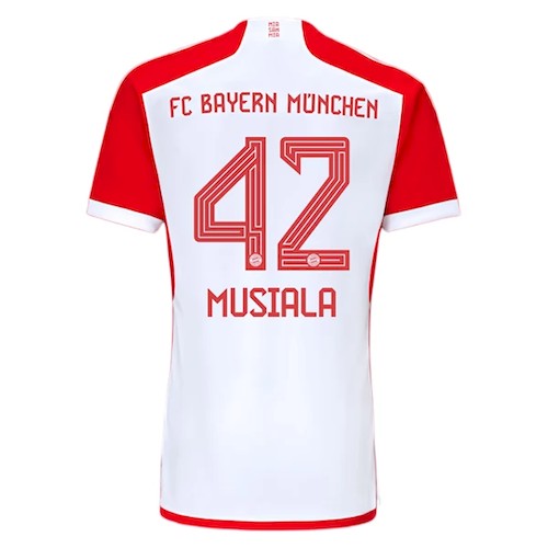 Bayern München Musiala 42 Hjemmedrakt 2023-24 | Rød Drakt