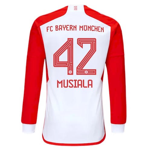 Bayern München Musiala 42 Langermet Hjemmedrakt 2023-24