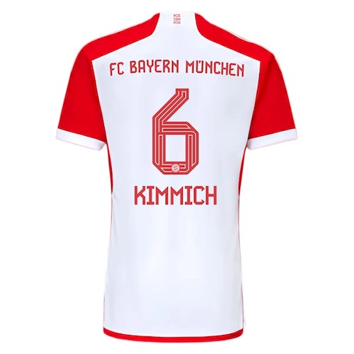 Bayern München Kimmich 6 Hjemmedrakt 2023 24 | Rød Drakt