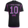 Bayern München Sané 10 Bortedrakt 2023 24 | Adidas