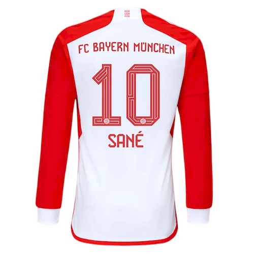 Bayern München Sané 10 Langermet Hjemmedrakt 2023-24