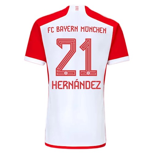 Bayern München Hernández 21 Hjemmedrakt 2023-24 | Rød Drakt
