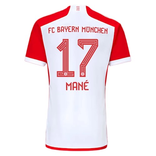 Bayern München Mané 17 Hjemmedrakt 2023-24 | Rød Drakt
