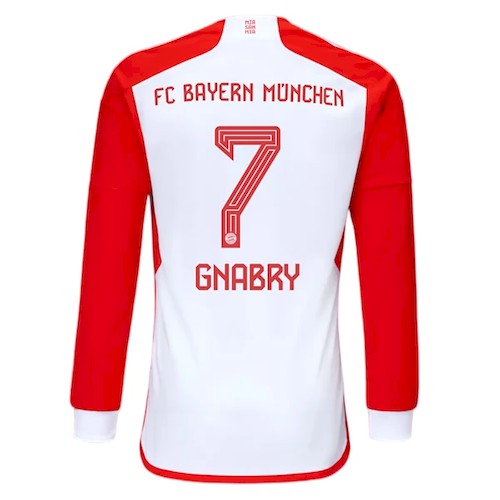 Bayern München Gnabry 7 Langermet Hjemmedrakt 2023-24