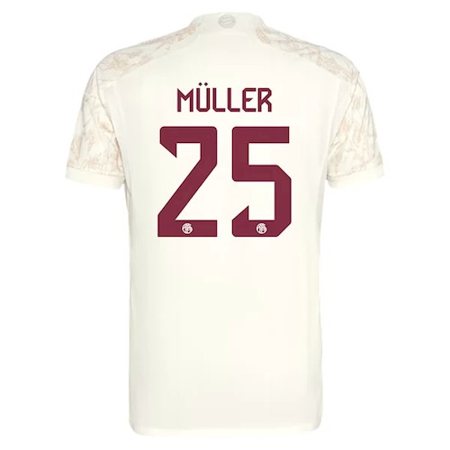 Bayern München Müller 25 Tredjedrakt 2023 24 | Eksklusiv