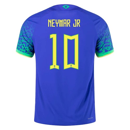 Brasil Neymar Jr 10 Bortedrakt 2022