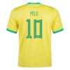 Brasil Pelé 10 Hjemmedrakt 2022 Offisiell Retro Drakt