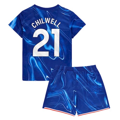 Chelsea Chilwell 21 Barn Hjemmedrakt 2024-25 – Blå