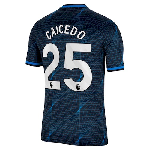 Chelsea FC Caicedo 25 Bortedrakt | Offisiell Nike Fotballdrakt