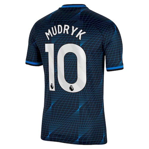 Chelsea FC Mudryk 10 Bortedrakt 2023-24 | Offisiell Fotballdrakt