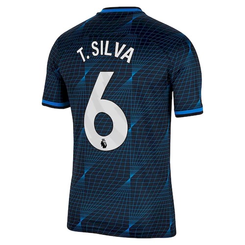 Chelsea T.Silva 6 Bortedrakt 2023-24 | Offisiell Fotballdrakt