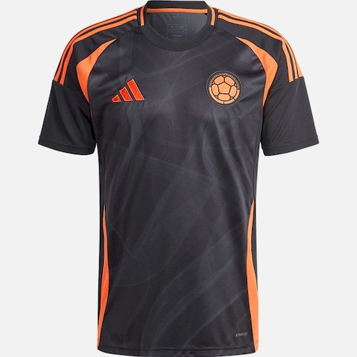 Colombia Bortedrakt 2024 Adidas Mørkegrå Fotballdrakt