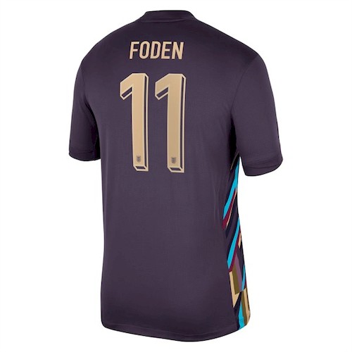 England Foden 11 Borte Fotballdrakter 2024