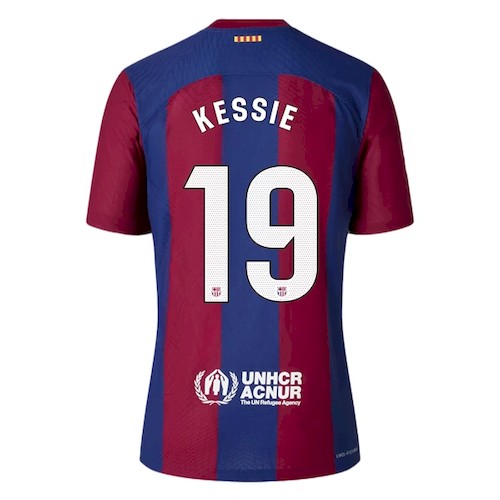 FC Barcelona Kessie 19 Hjemmedrakt 2023 24 | UNHCR Edition