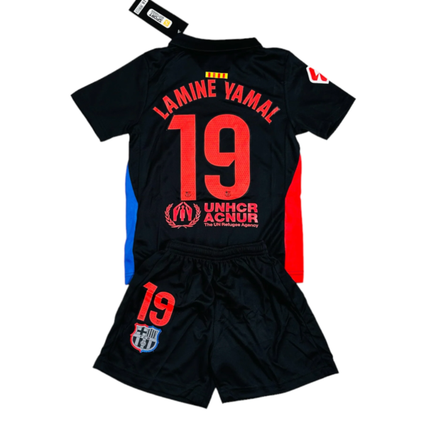 FC Barcelona Lamine Yamal 19 Barn Tredje Draktsett Fotball 2024-25