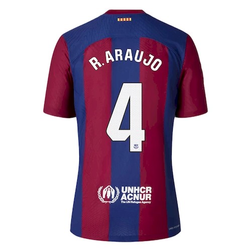 FC Barcelona R. Araujo 4 Hjemmedrakt 2023-24 | Offisiell Drakt