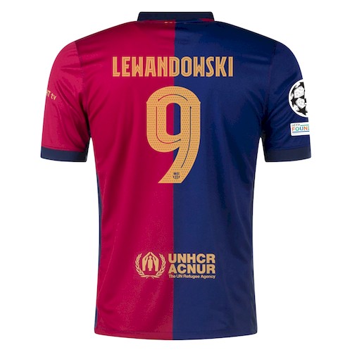 Barcelona Lewandowski 9 Hjemmedrakt 2024-25 | UNHCR Edition