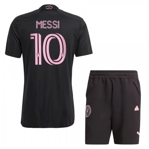 Kjøp Inter Miami Messi 10 Barn Borte Draktsett 2024-2025