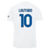 Inter Milan Lautaro 10 Bortedrakt 2023 24 Kjøp Nå