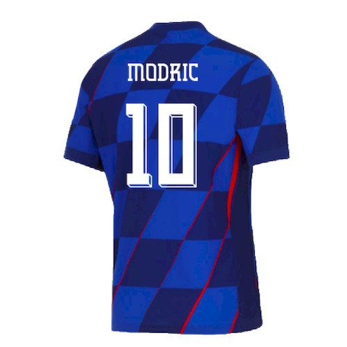 Kroatia Modrić 10 Borte Fotballdrakter 2024