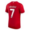 Liverpool FC Luis Díaz 7 Hjemmedrakt 202324