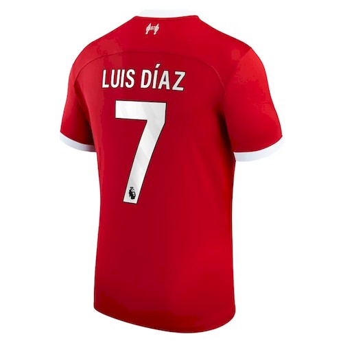 Liverpool FC Luis Díaz 7 Hjemmedrakt 2023/24