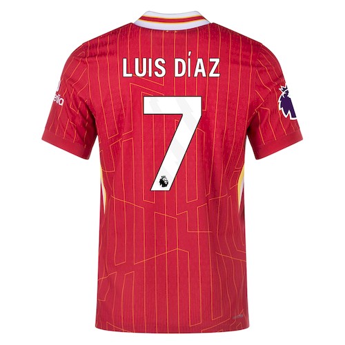 Liverpool FC Luis Díaz 7 Hjemmedrakt 2024/25