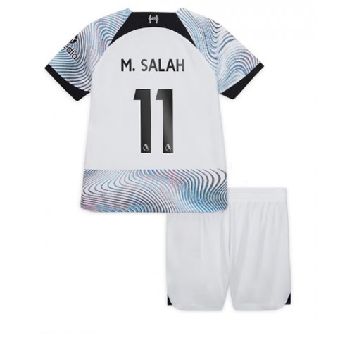 Liverpool MSalah 11 Barn Borte Draktsett Fotball 2022 23