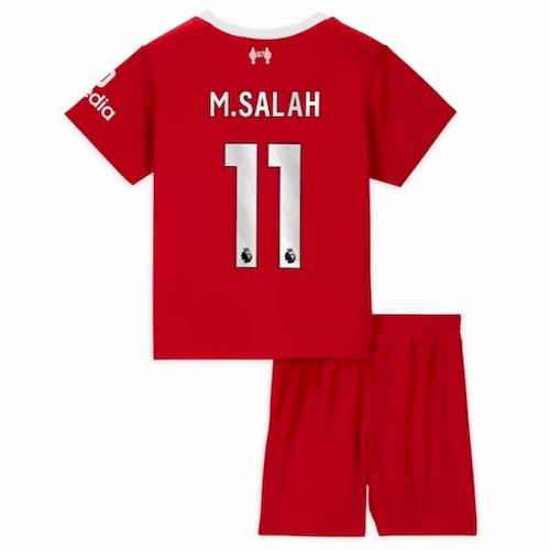Liverpool M.Salah 11 Barn Hjemme Draktsett Fotball 2023-2024