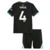 Liverpool Virgil van Dijk 4 Barn Borte Draktsett 2024 25