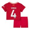 Liverpool Virgil van Dijk 4 Barn Hjemme Draktsett 2024 25