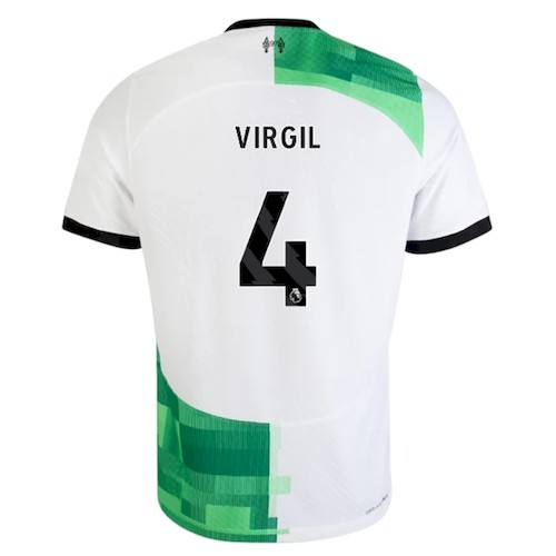 Liverpool Virgil van Dijk 4 Borte Fotballdrakter 2023-24