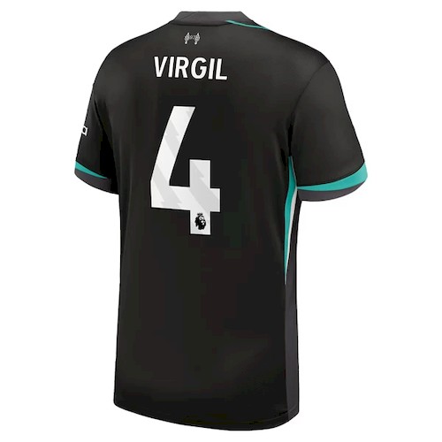 Liverpool Virgil van Dijk 4 Borte Fotballdrakter 2024-25