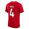 Liverpool Virgil van Dijk 4 Hjemme Fotballdrakter 2023 24