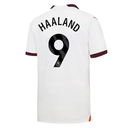Manchester City Erling Haaland 9 Borte Drakt 2023 24