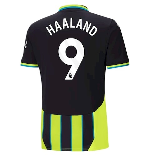 Manchester City Erling Haaland 9 Borte Drakt 2024-25