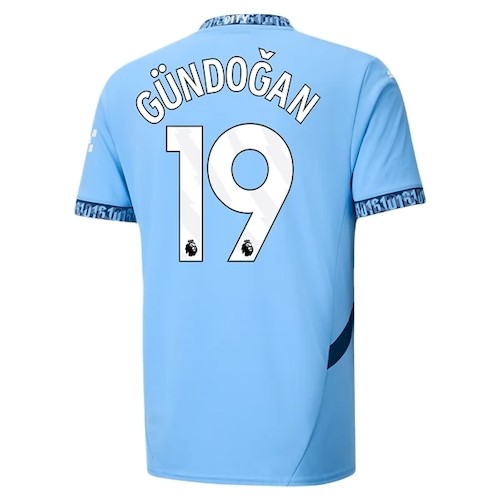 Manchester City Gündoğan 19 Hjemme Fotballdrakter 2024-25