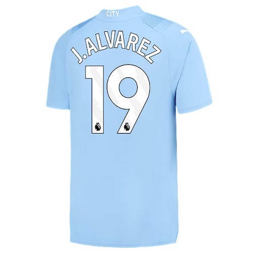 Man City Alvarez 19 Hjemmedrakt 2023-24 – Offisiell