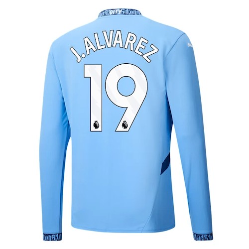 Man City Alvarez 19 Hjemmedrakt 2024-25 – Offisiell