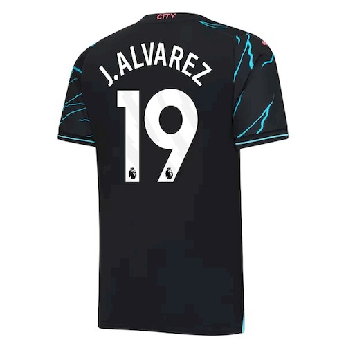 Man City Alvarez 19 Tredjedrakt 2023-24 – Offisiell