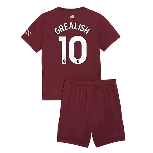 Kjøp Manchester City Grealish 10 Barn Tredjedraktsett 2024-2025